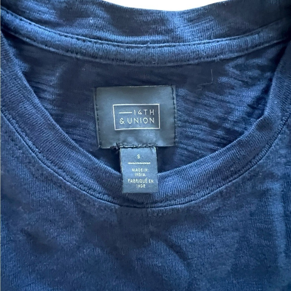 14th & Union Navy Blue Short Sleeve Tee - Picture 2 of 3